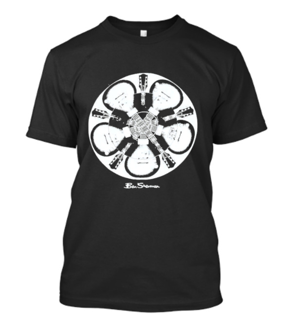 Guitar Mandala Ben Sherman Optical Illusion T-Shirt