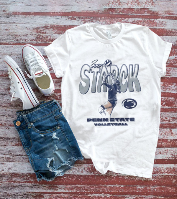 Izzy Starck Volleyball Penn State Player Graphic With University T-Shirt