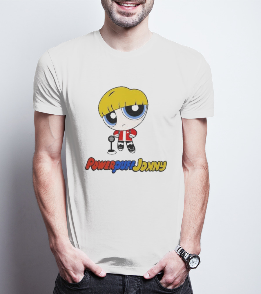 Powerpuff Johnny Microphone T-Shirt