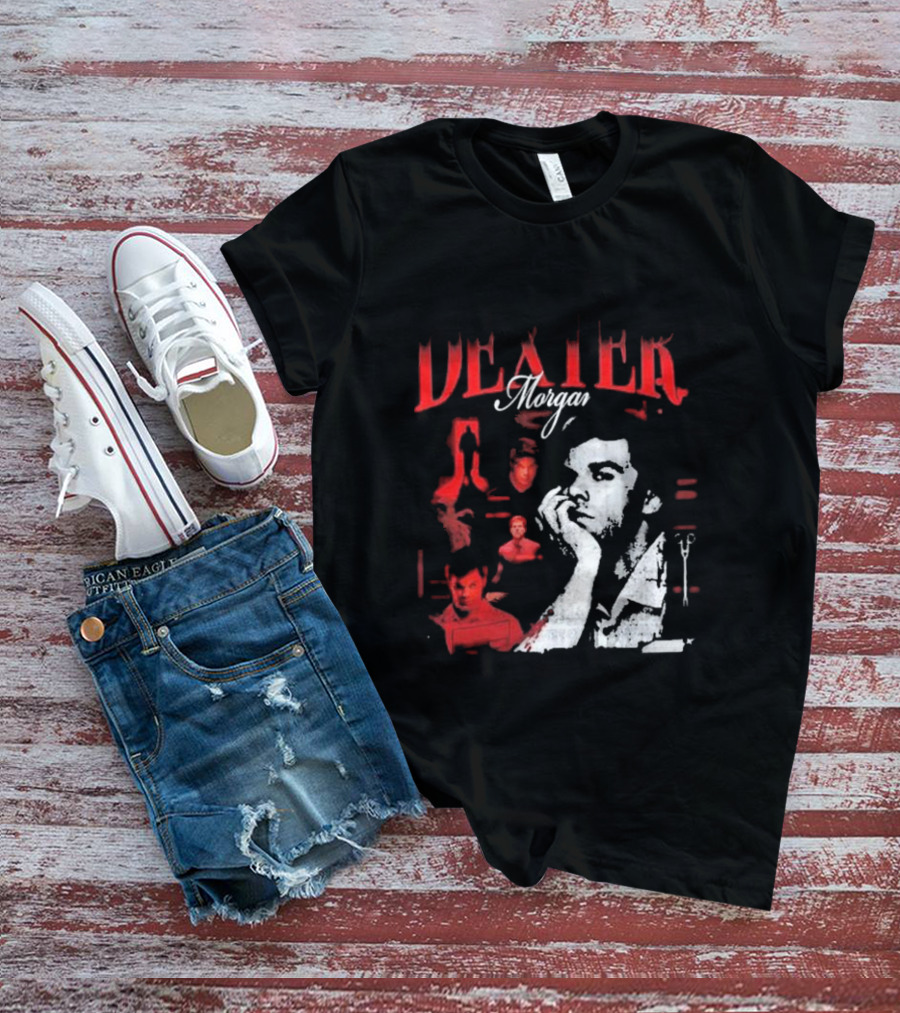 Dexter Morgan Heartthrob Iconic Red And Black T-Shirt