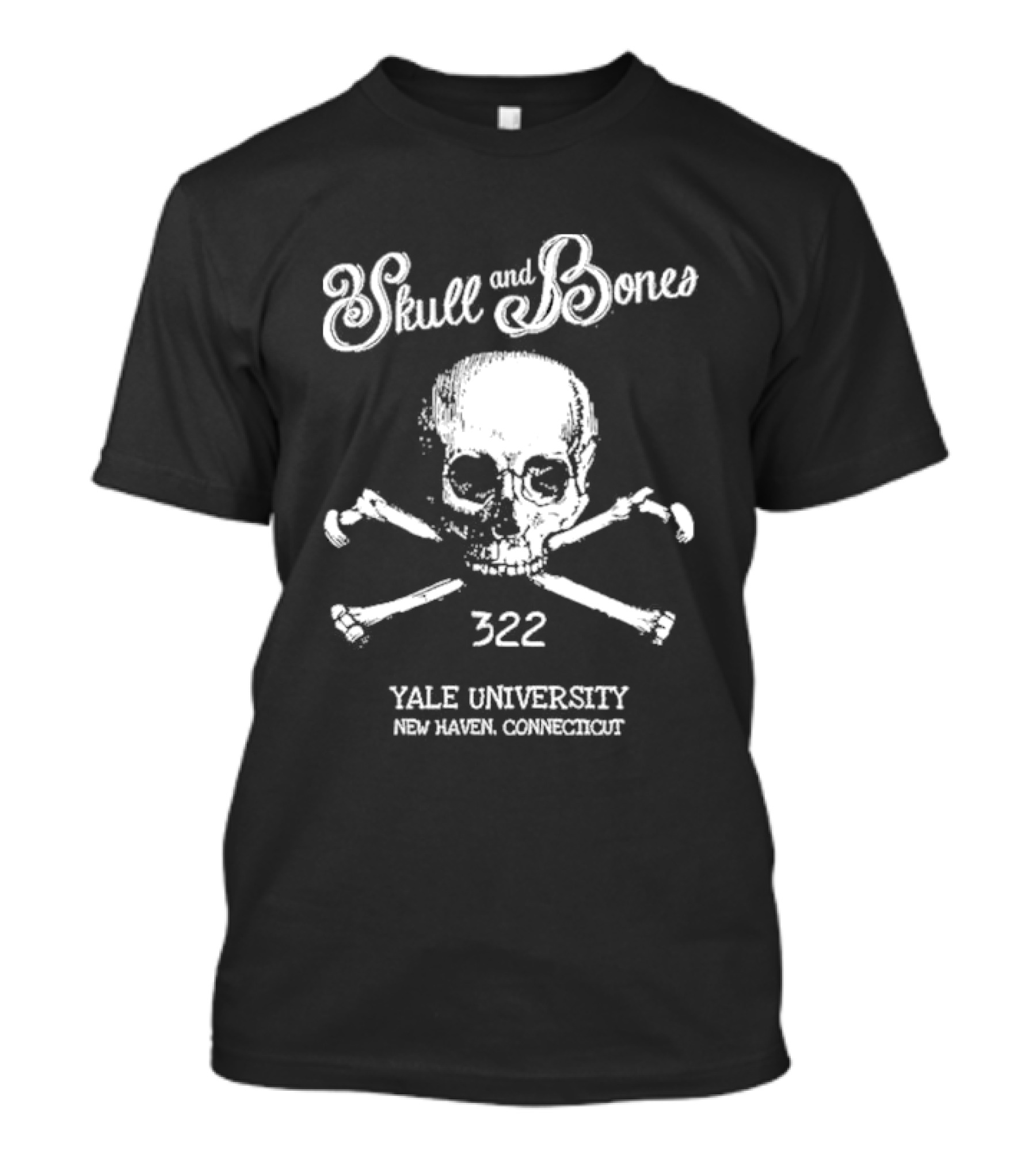 Skull And Bones 322 Yale University New Haven Connecticut T-Shirt