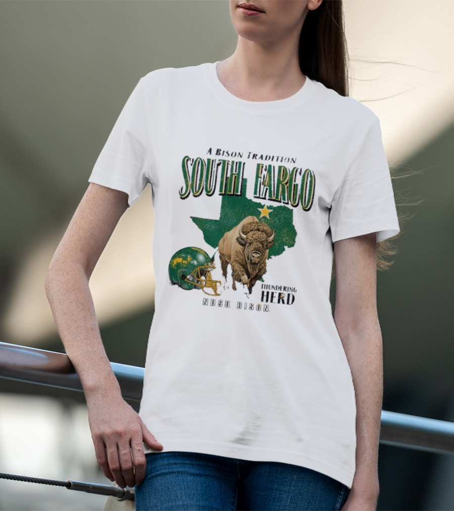 A Bison Tradition South Fargo Thundering Herd NDSU Bison T-Shirt