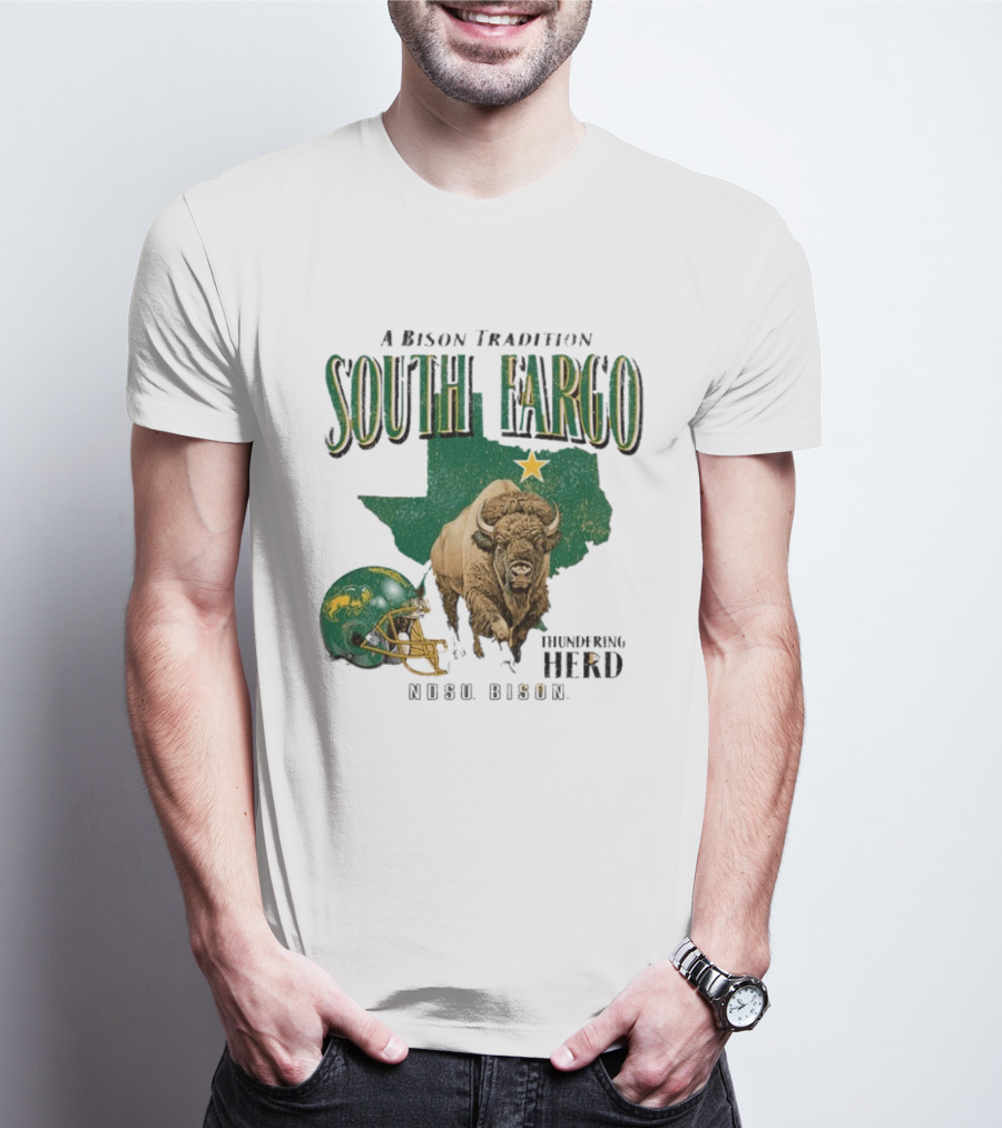 A Bison Tradition South Fargo Thundering Herd NDSU Bison T-Shirt