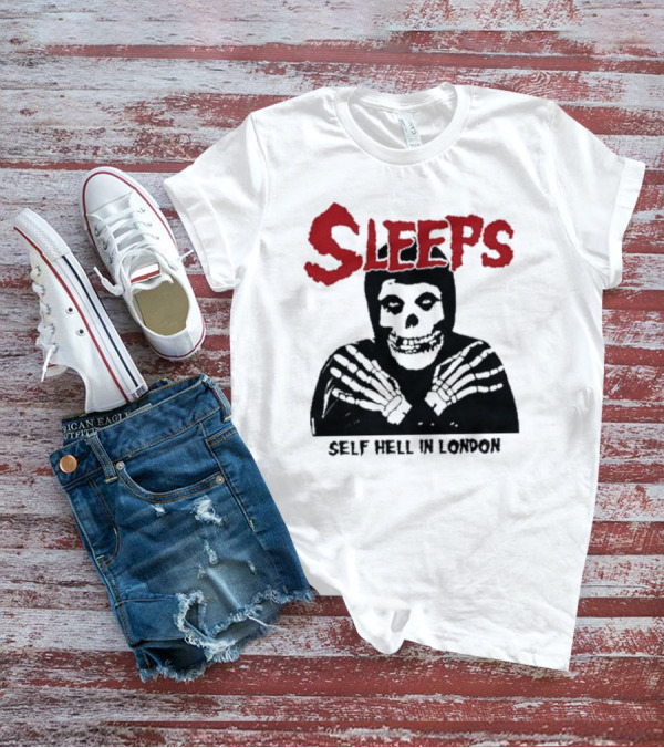 SLEEPS Self Hell In London Skeleton T-Shirt