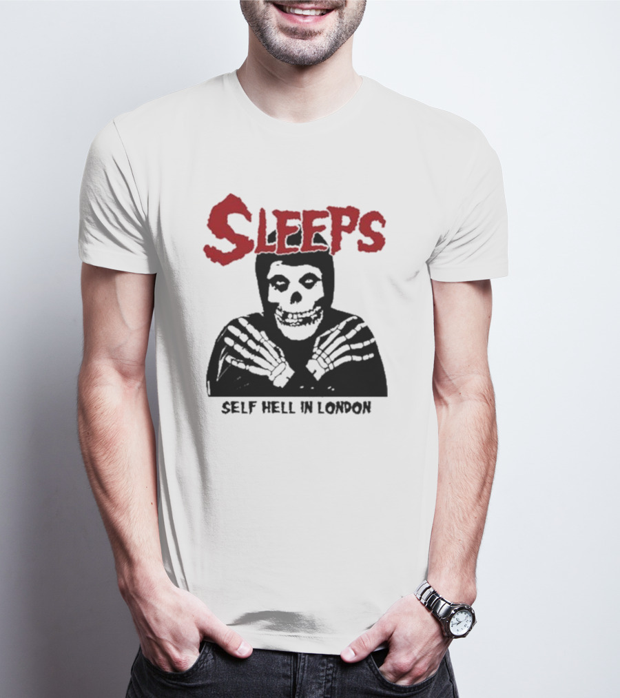SLEEPS Self Hell In London Skeleton T-Shirt