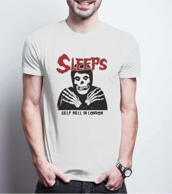 SLEEPS Self Hell In London Skeleton T-Shirt