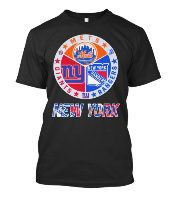 New York Mets Giants Rangers New York T-Shirt