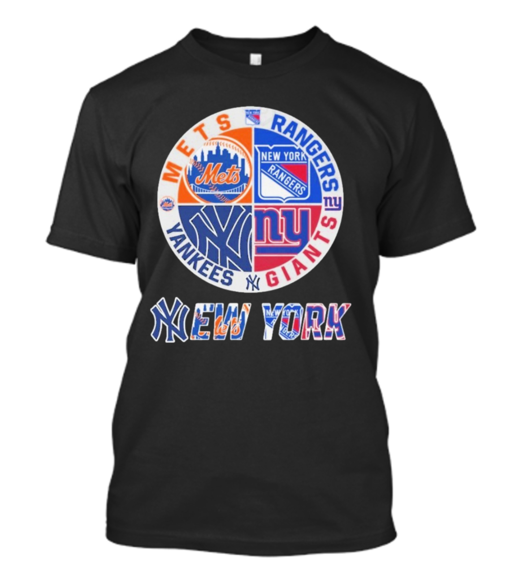 Mets Rangers Giants Yankees New York T-Shirt