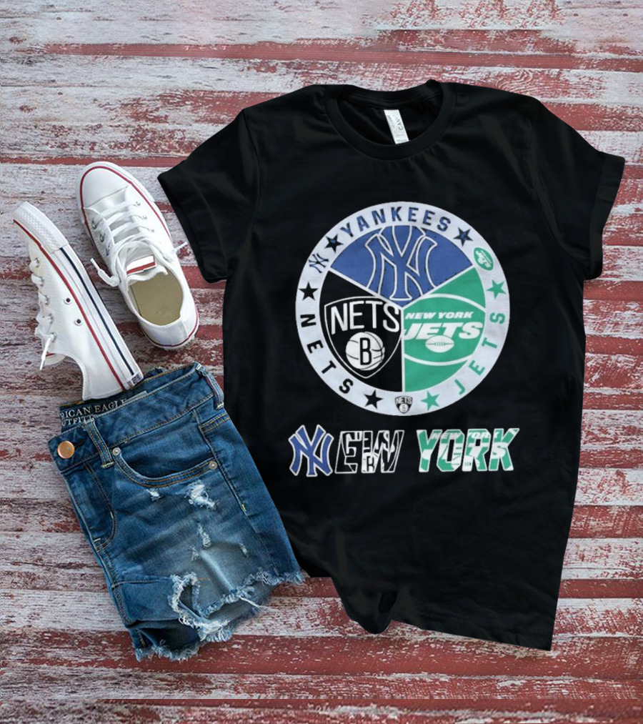 New York Yankees Nets Jets Yankees Nets Jets T-Shirt