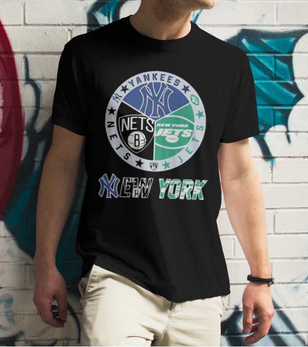 New York Yankees Nets Jets Yankees Nets Jets T-Shirt
