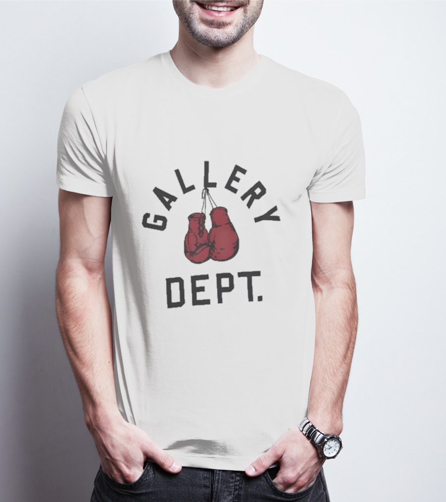 Gallery Dept Red Boxing Gloves T-Shirt