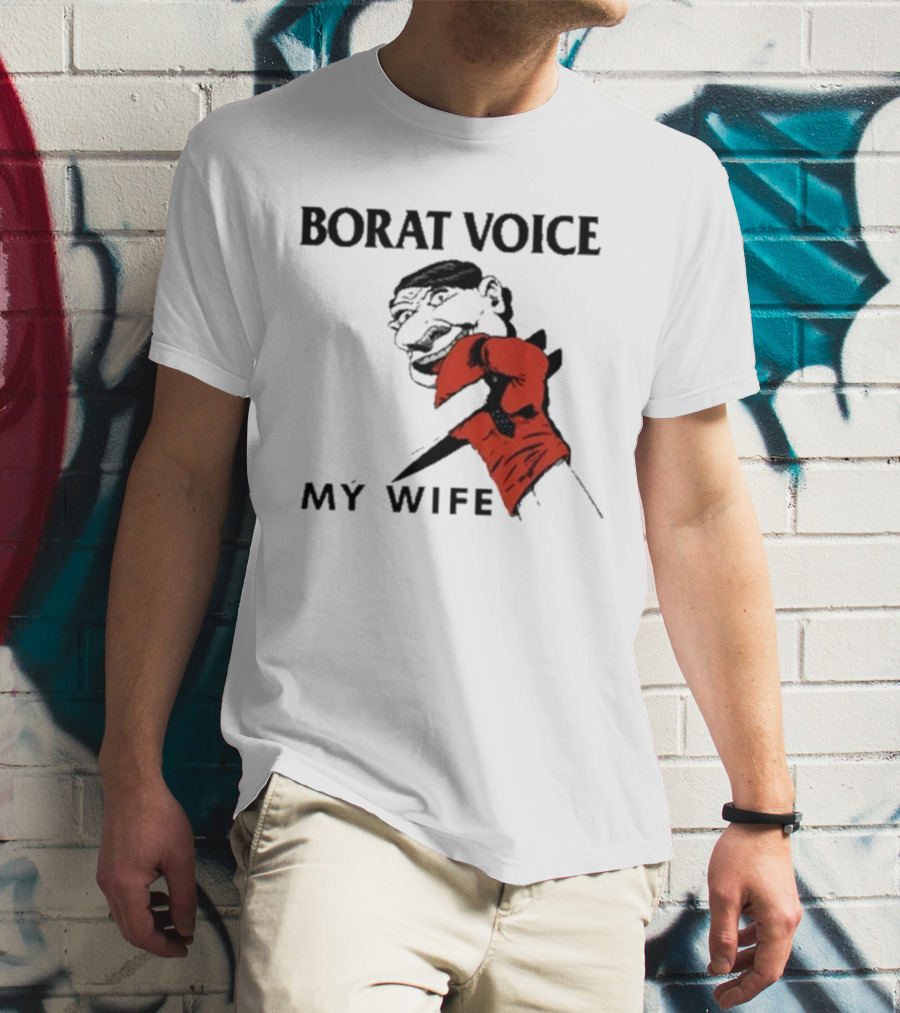 Matt Skiba Borat Voice My Wife Comic T-Shirt