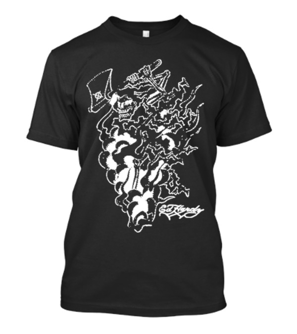 Ken Carson Cat Tiredy Axe Skull Black T-Shirt