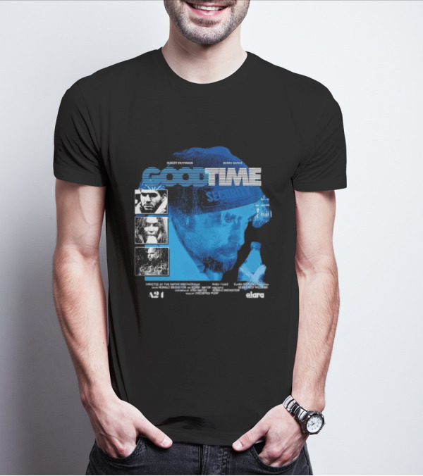 Robert Pattinson Benny Safdie Good Time A24 Elara Film T-Shirt