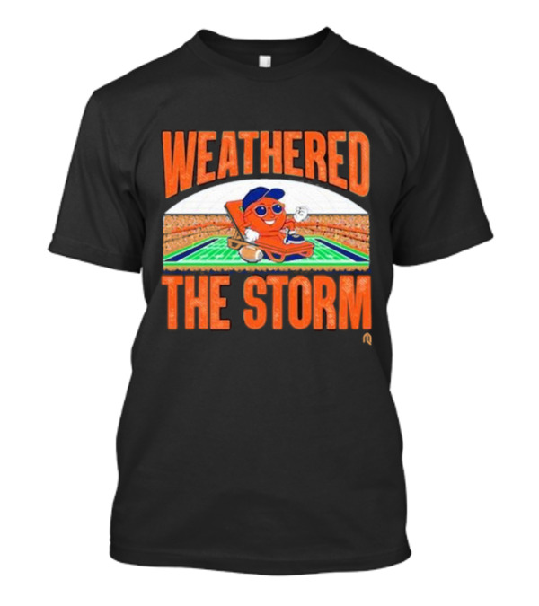 Syracuse Orange Weathered The Storm Lounge Mascot On Field T-Shirt