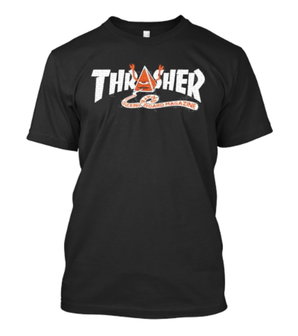 Thrasher Toy Machine Pyramid Skateboarding T-Shirt