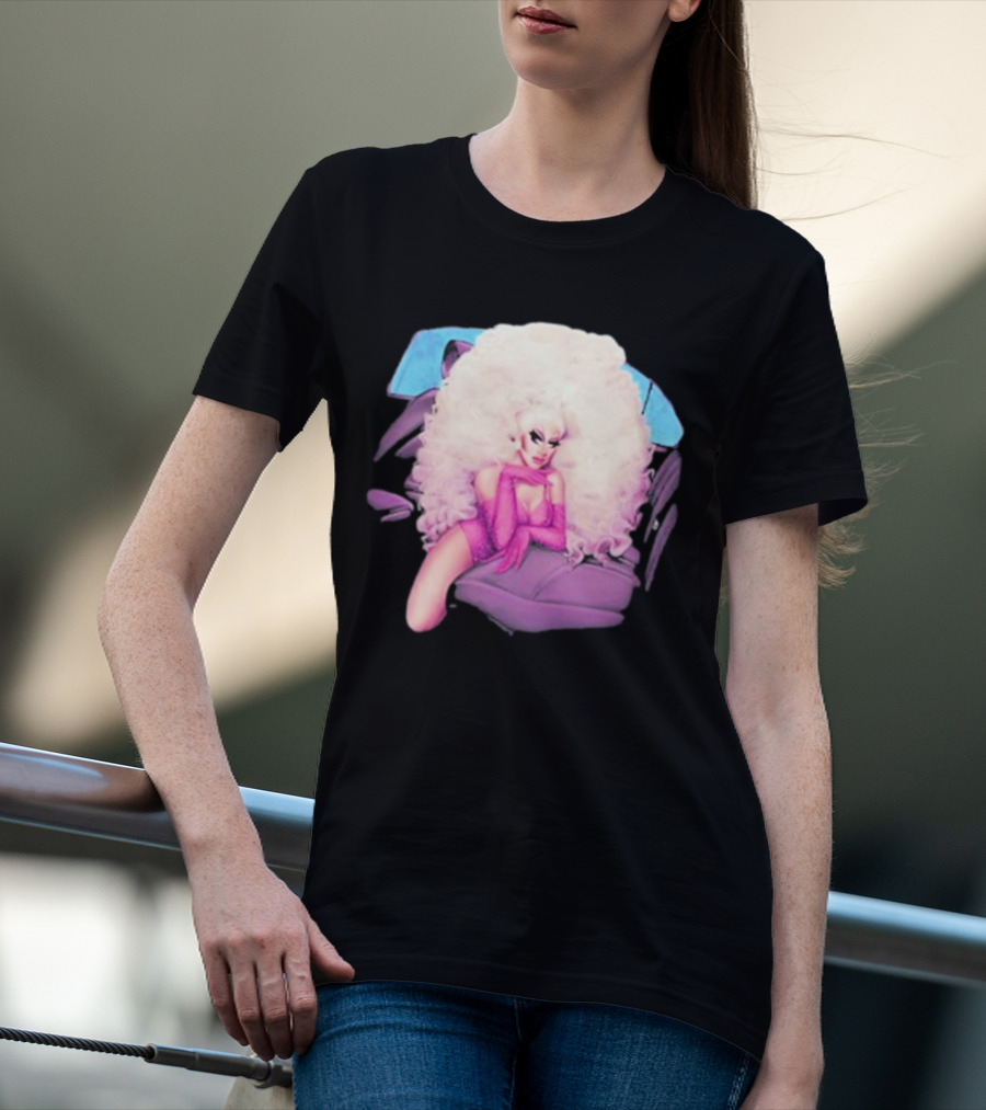 Trixie Mattel Glamorous Blonde Drag In Backseat T-Shirt