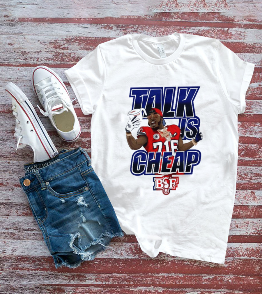 Benny The Butcher Talk Is Cheap BSF Victory Monday Football Victory T-Shirt