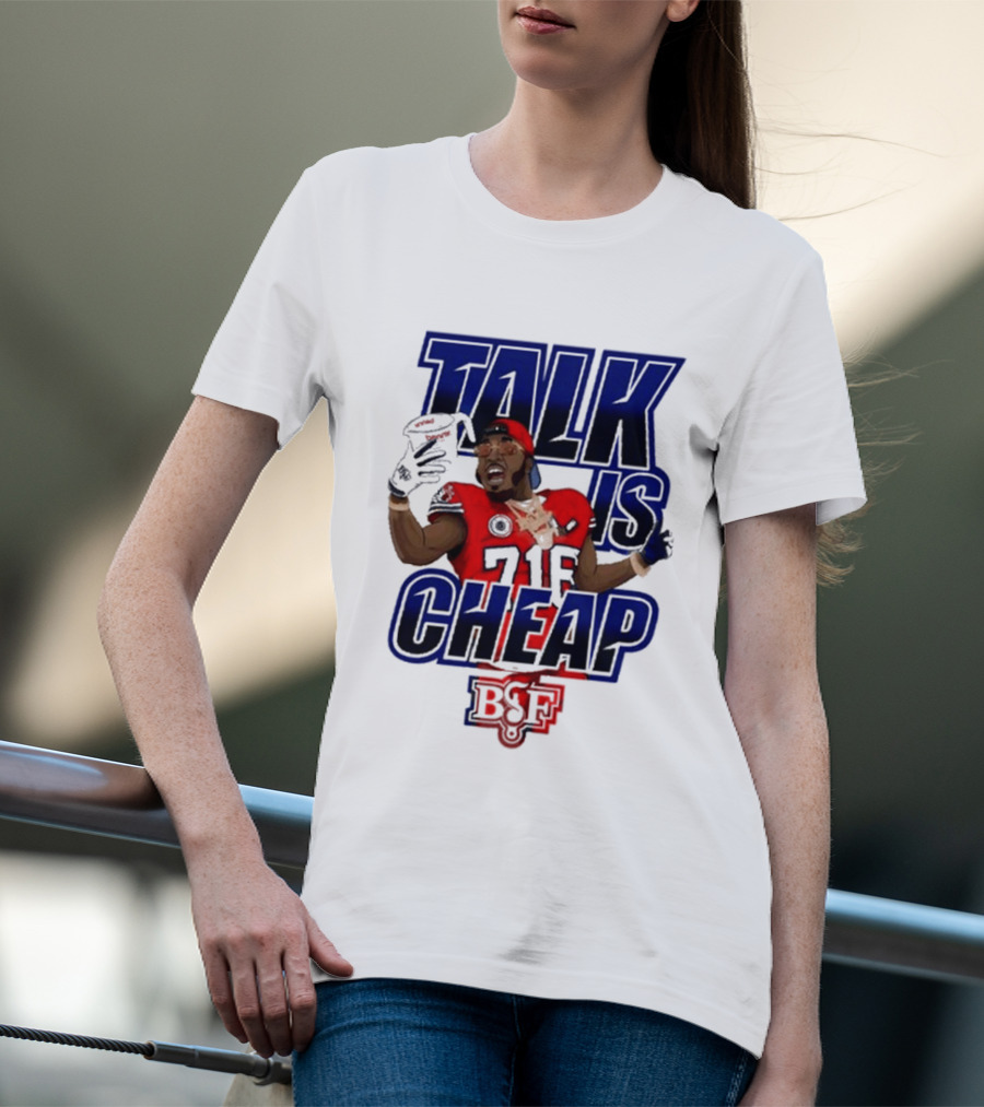 Benny The Butcher Talk Is Cheap BSF Victory Monday Football Victory T-Shirt