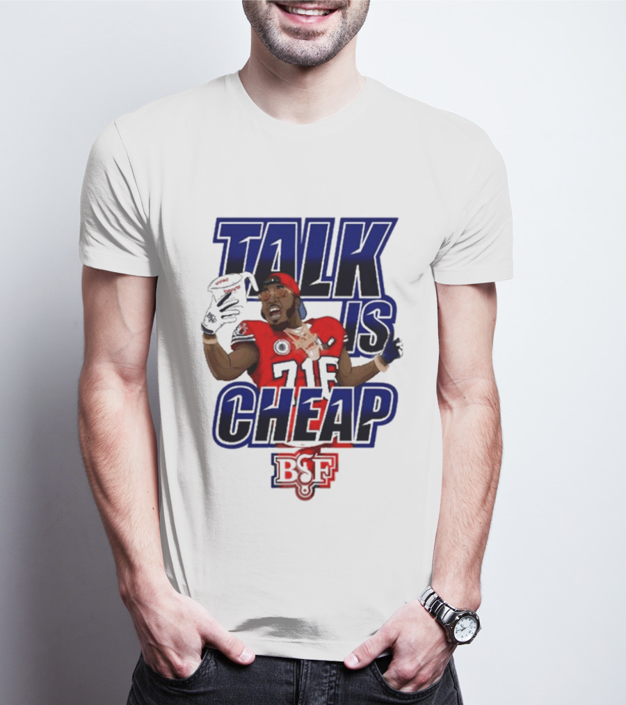 Benny The Butcher Talk Is Cheap BSF Victory Monday Football Victory T-Shirt