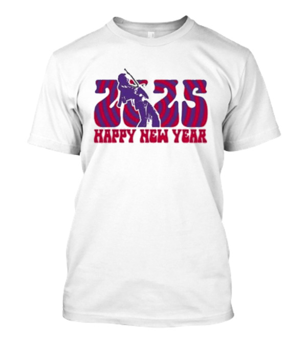 Jimi Hendrix 2025 Happy New Year T-Shirt