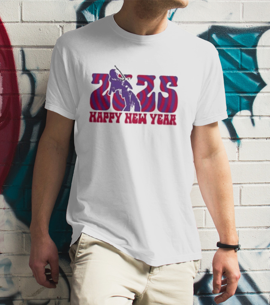 Jimi Hendrix 2025 Happy New Year T-Shirt