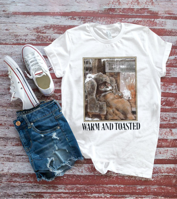 Warm And Toasted Owl Relaxing By The Fire T-Shirt