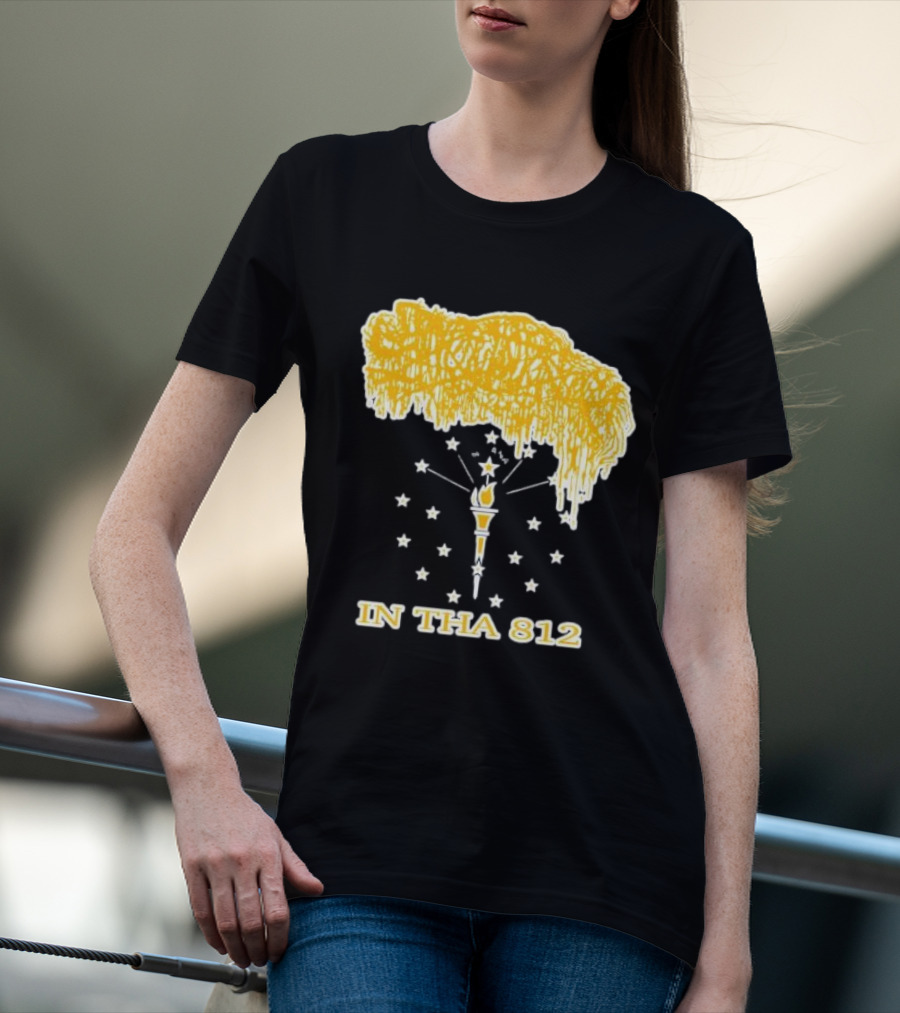 Indiana In Tha 812 Stars Torch Noodles T-Shirt