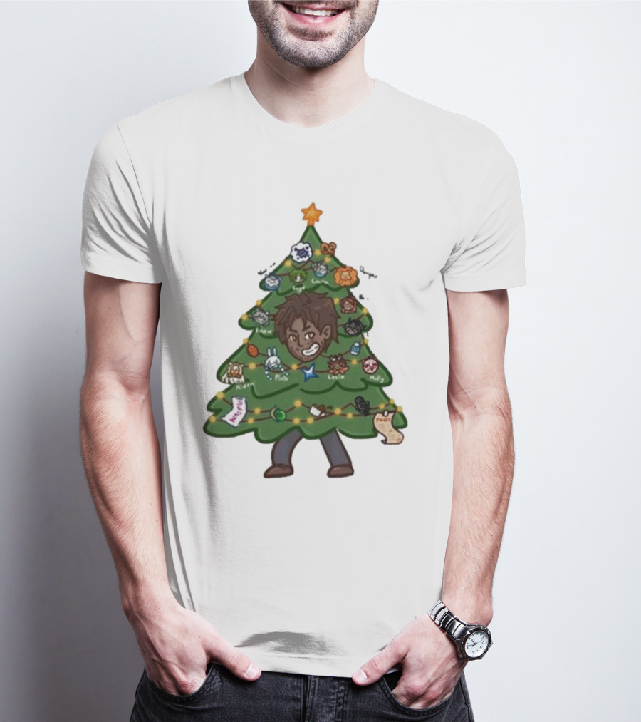 The Great Christmas Tree With Utc Audio Icons And Character Ornaments T-Shirt