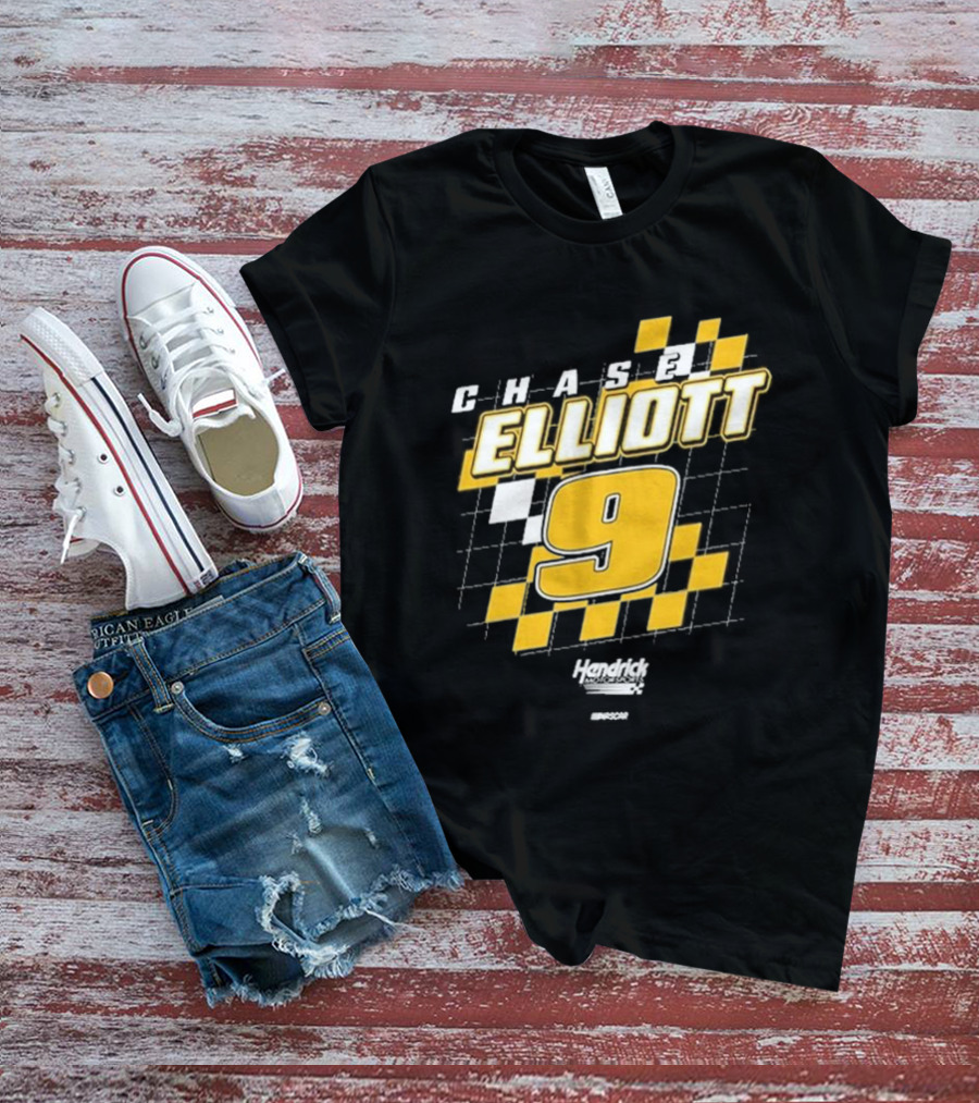 Chase Elliott #9 Hendrick Motorsports NASCAR Racing Graphics T-Shirt