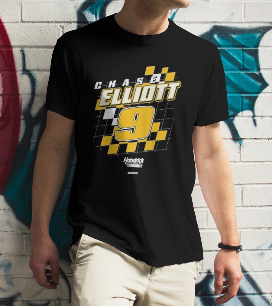 Chase Elliott #9 Hendrick Motorsports NASCAR Racing Graphics T-Shirt