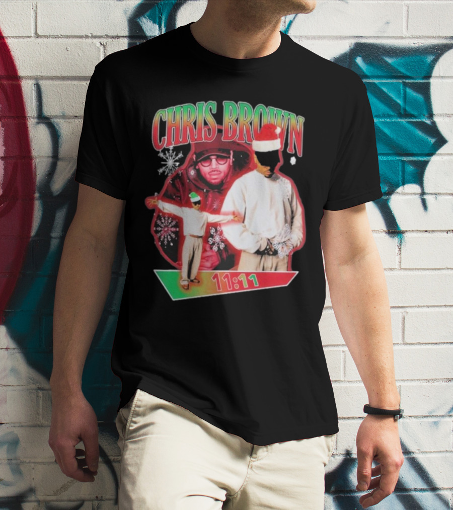 Chris Brown 11:11 Star Struck Christmas T-Shirt