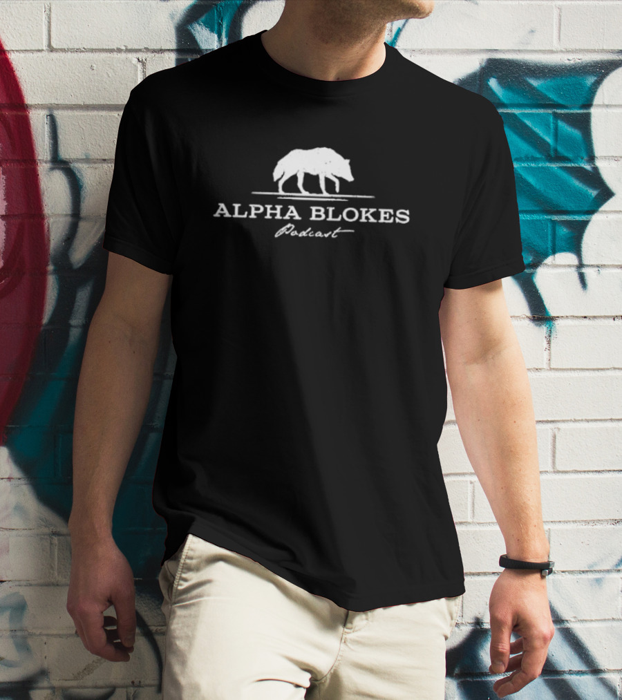 Alpha Blokes Podcast Wolf T-Shirt
