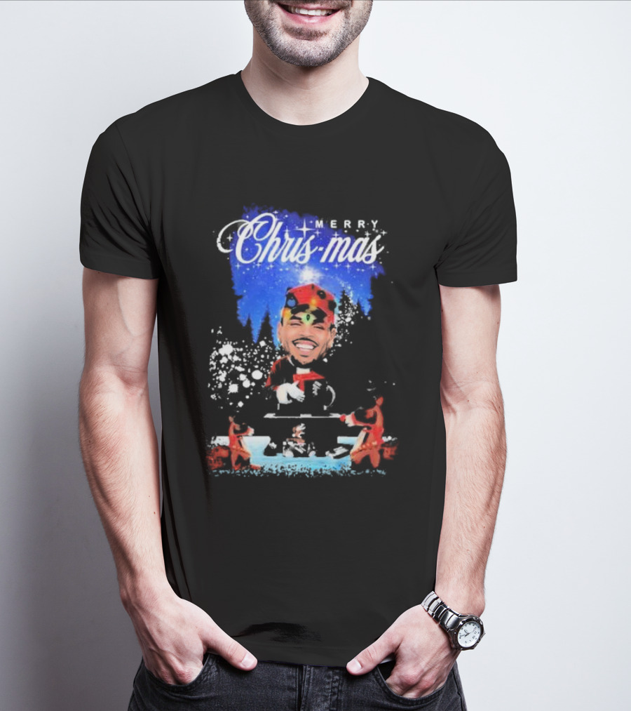 Merry Christmas Chris-Mas Santa DJ Scene T-Shirt