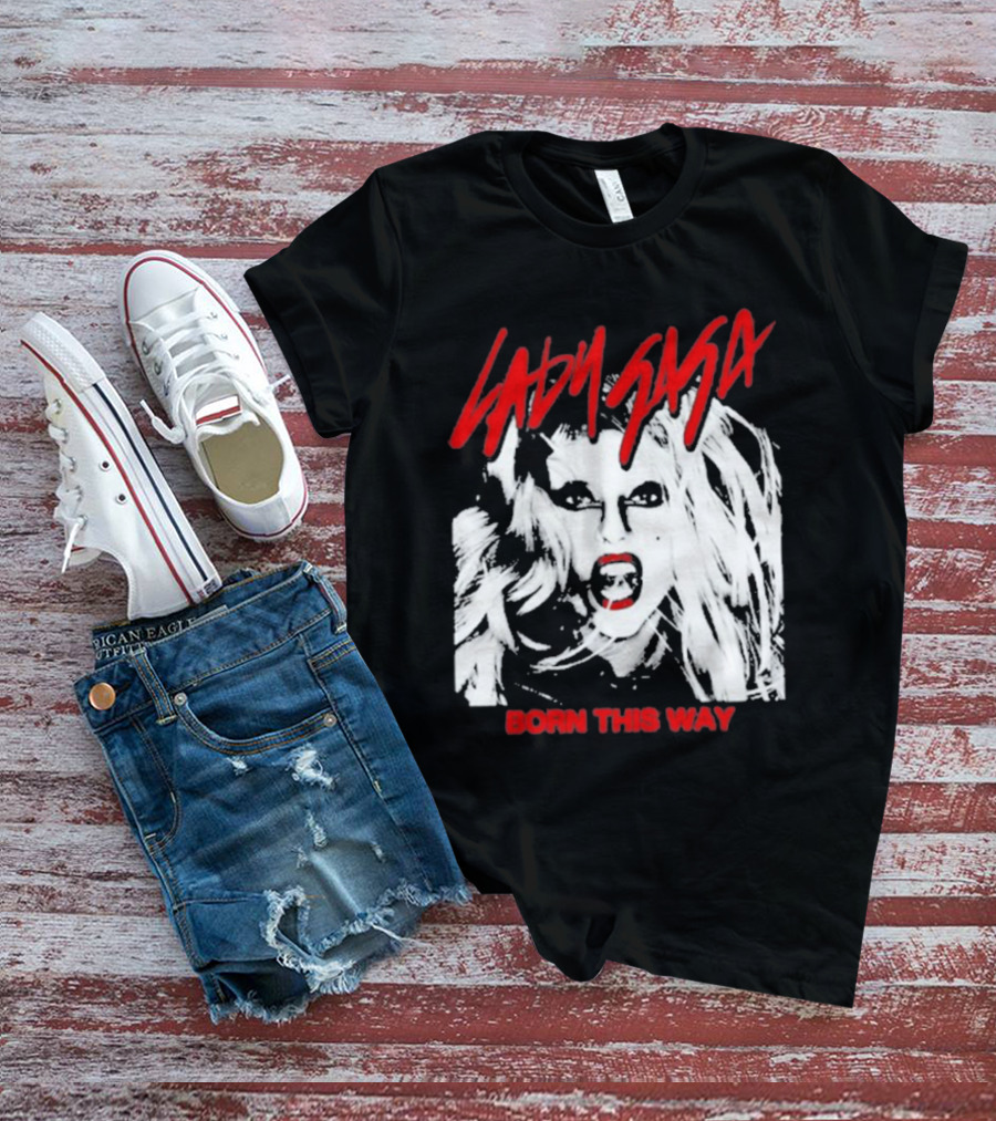 Lady Gaga Born This Way Artwork T-Shirt