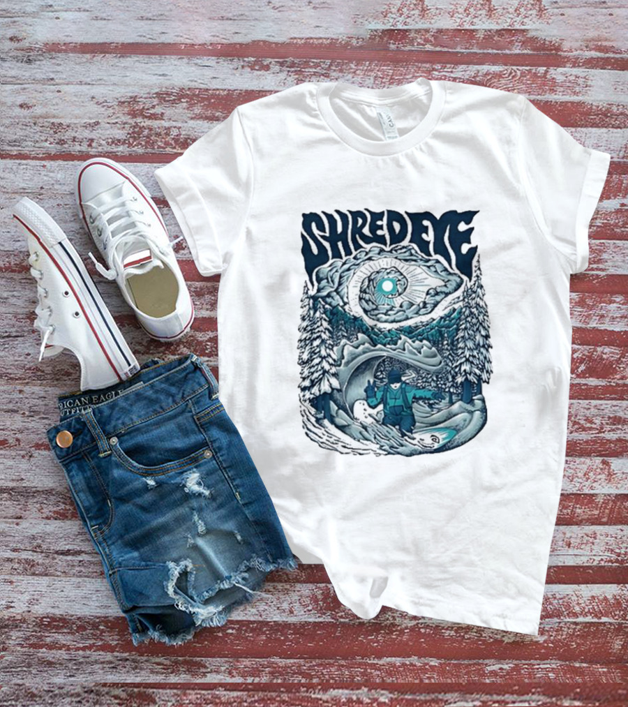Shredeye Snow Surfer Forest Adventure T-Shirt