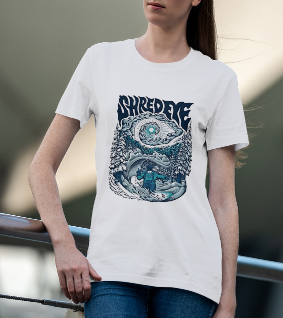 Shredeye Snow Surfer Forest Adventure T-Shirt