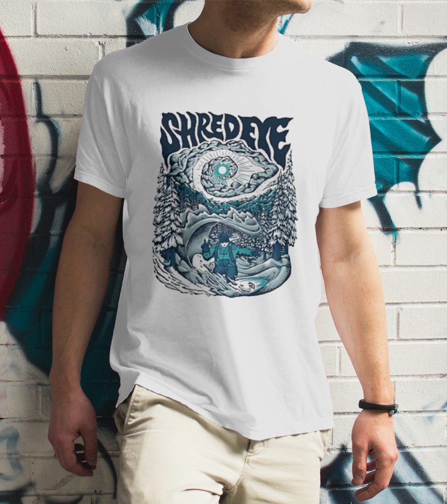 Shredeye Snow Surfer Forest Adventure T-Shirt