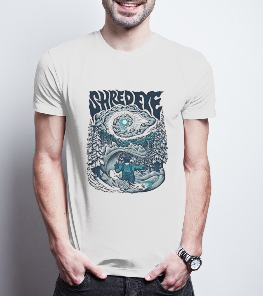 Shredeye Snow Surfer Forest Adventure T-Shirt