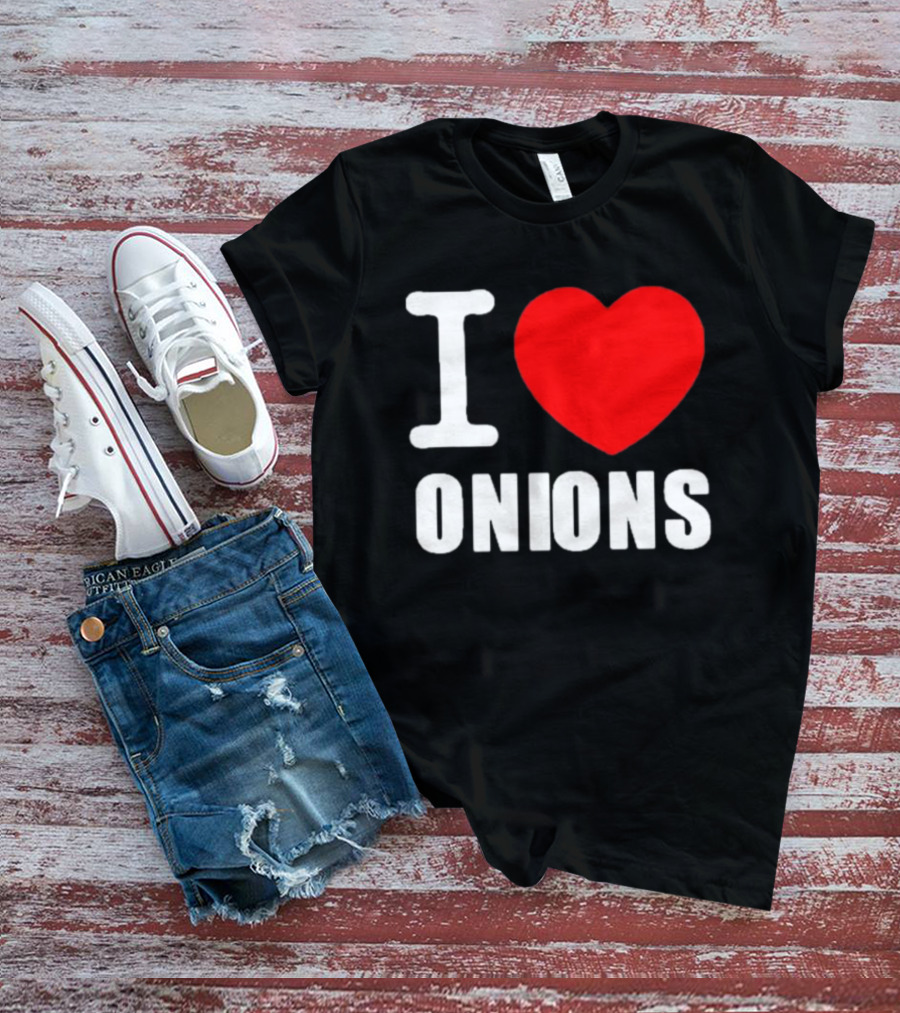 Pizzaslime I Heart Onions T-Shirt