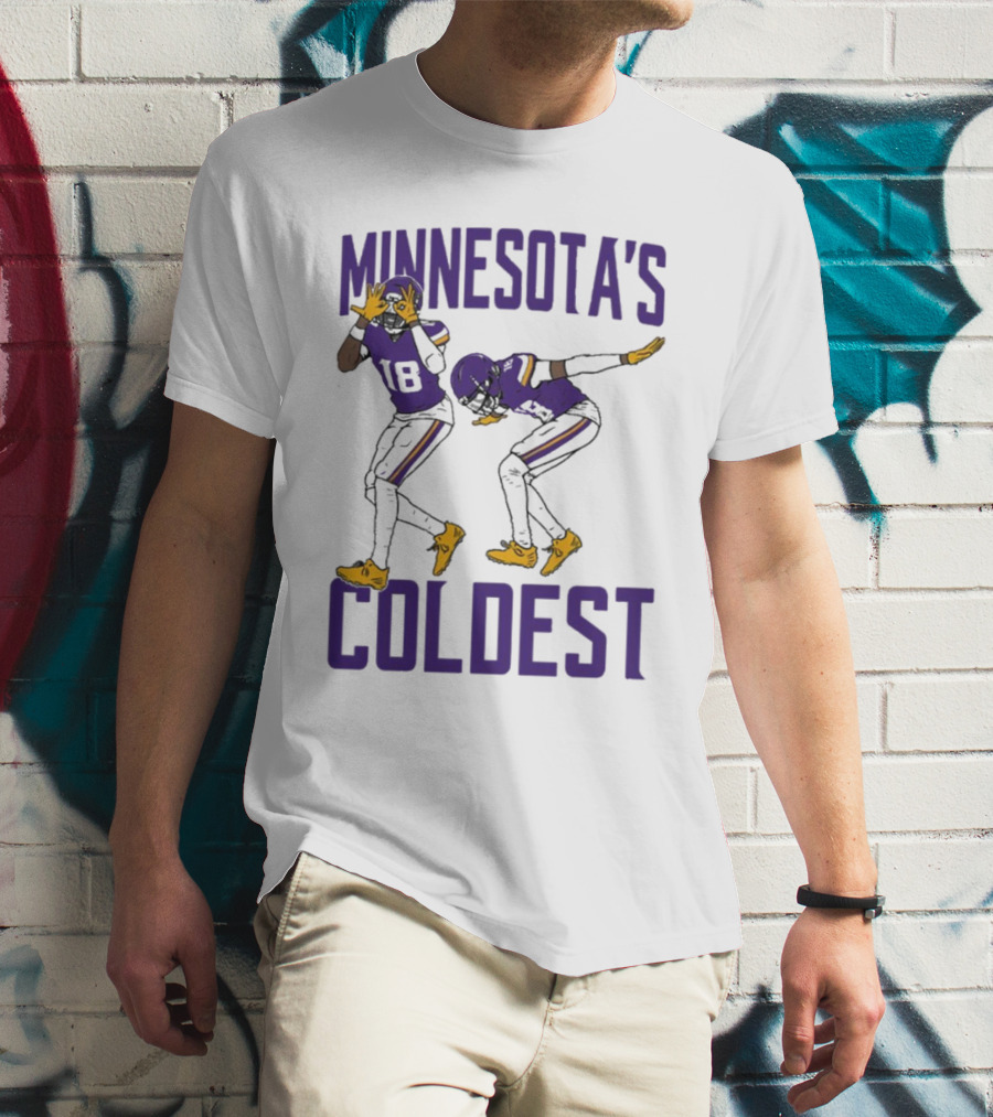 Minnesota’s Coldest Justin Jefferson 18 Football Moves T-Shirt