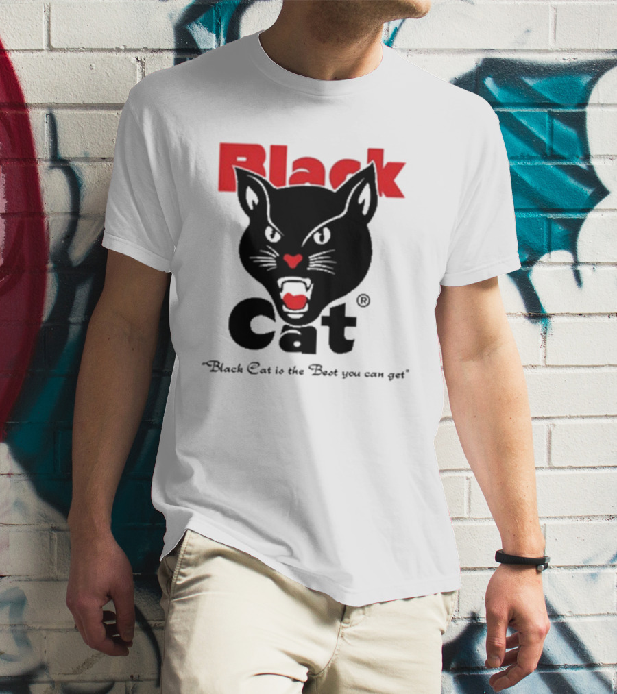 Black Cat Is The Best You Can Get Matthew Livelsberger T-Shirt