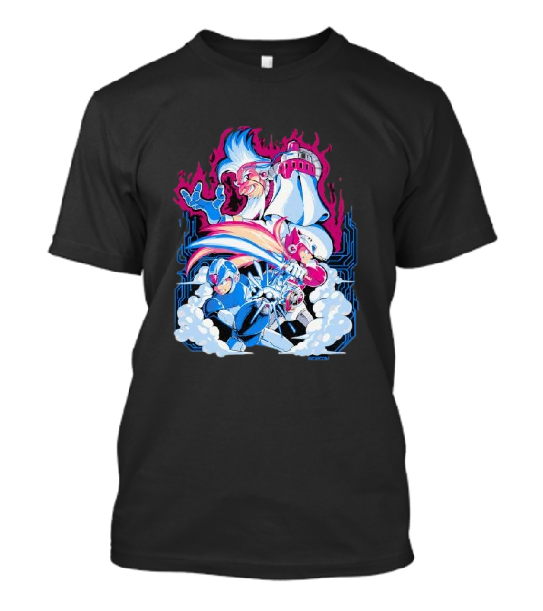 Capcom Mega Man Digital Nightmare Heroic Battle T-Shirt