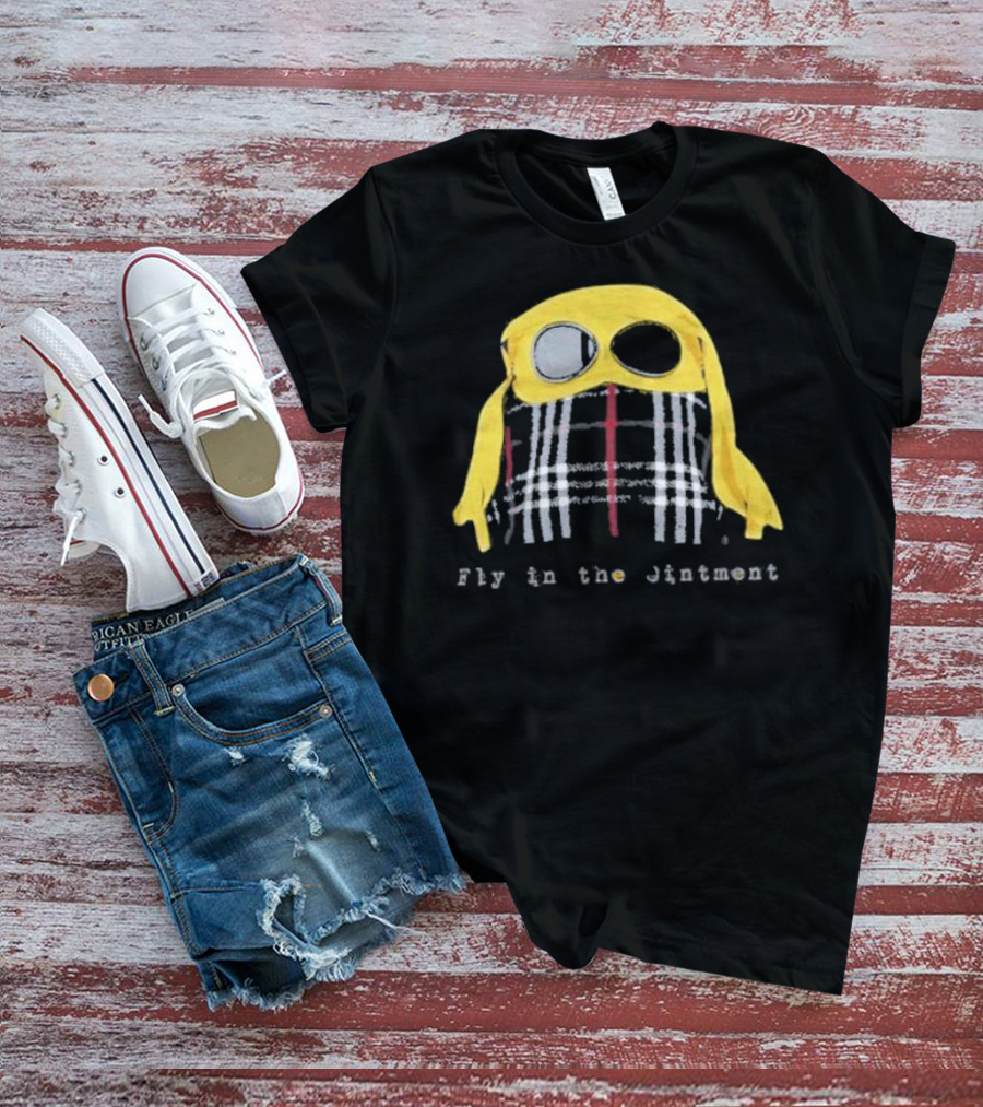 Fly In The Jintment Yellow Hat Plaid T-Shirt