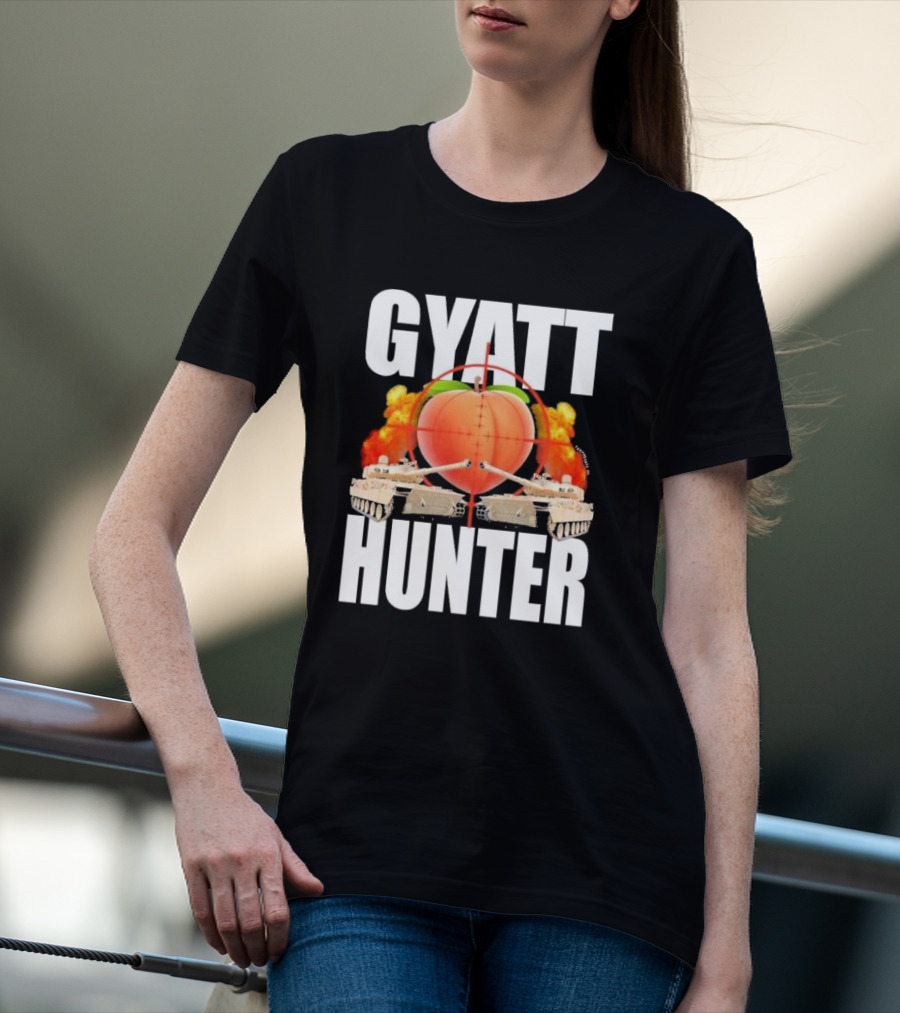 GYATT Hunter Crankin My Hog Meme Tanks Peach Target Explosion T-Shirt
