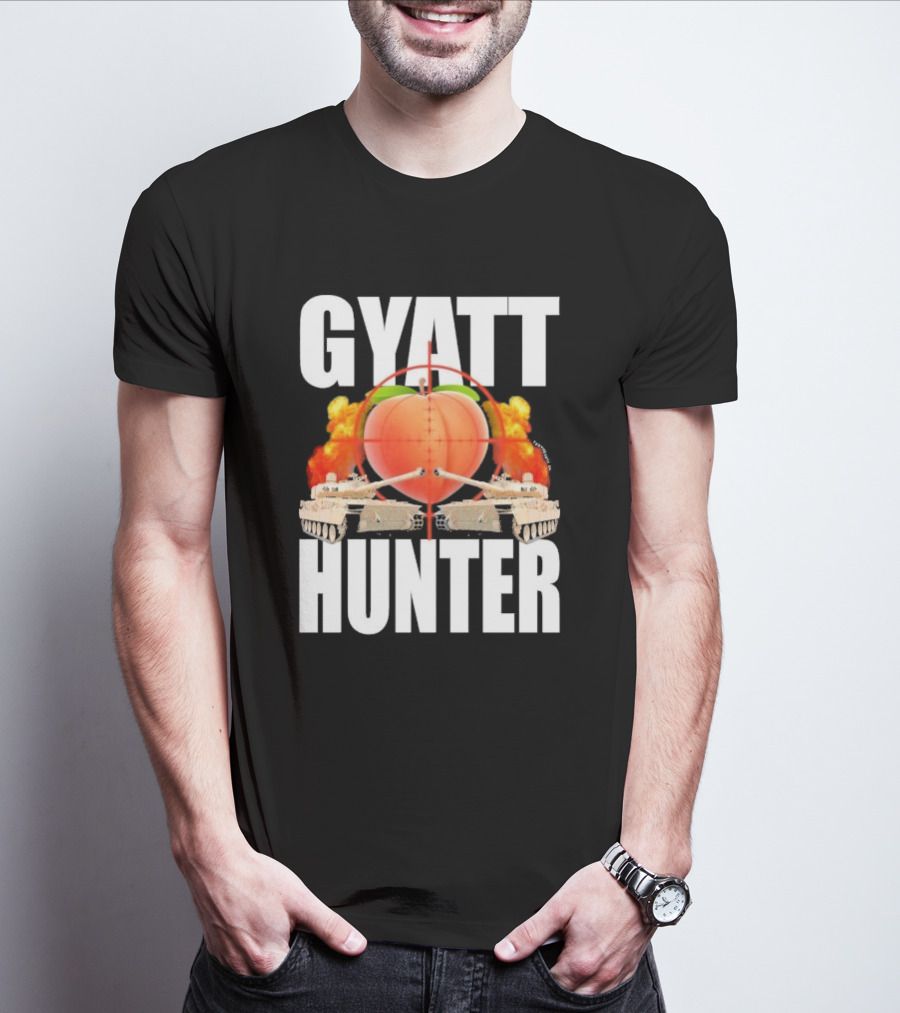 GYATT Hunter Crankin My Hog Meme Tanks Peach Target Explosion T-Shirt