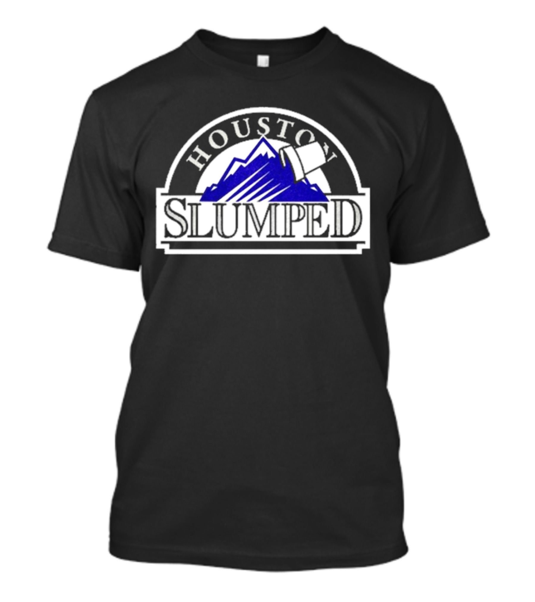 Houston Slumped Purple Mountain T-Shirt