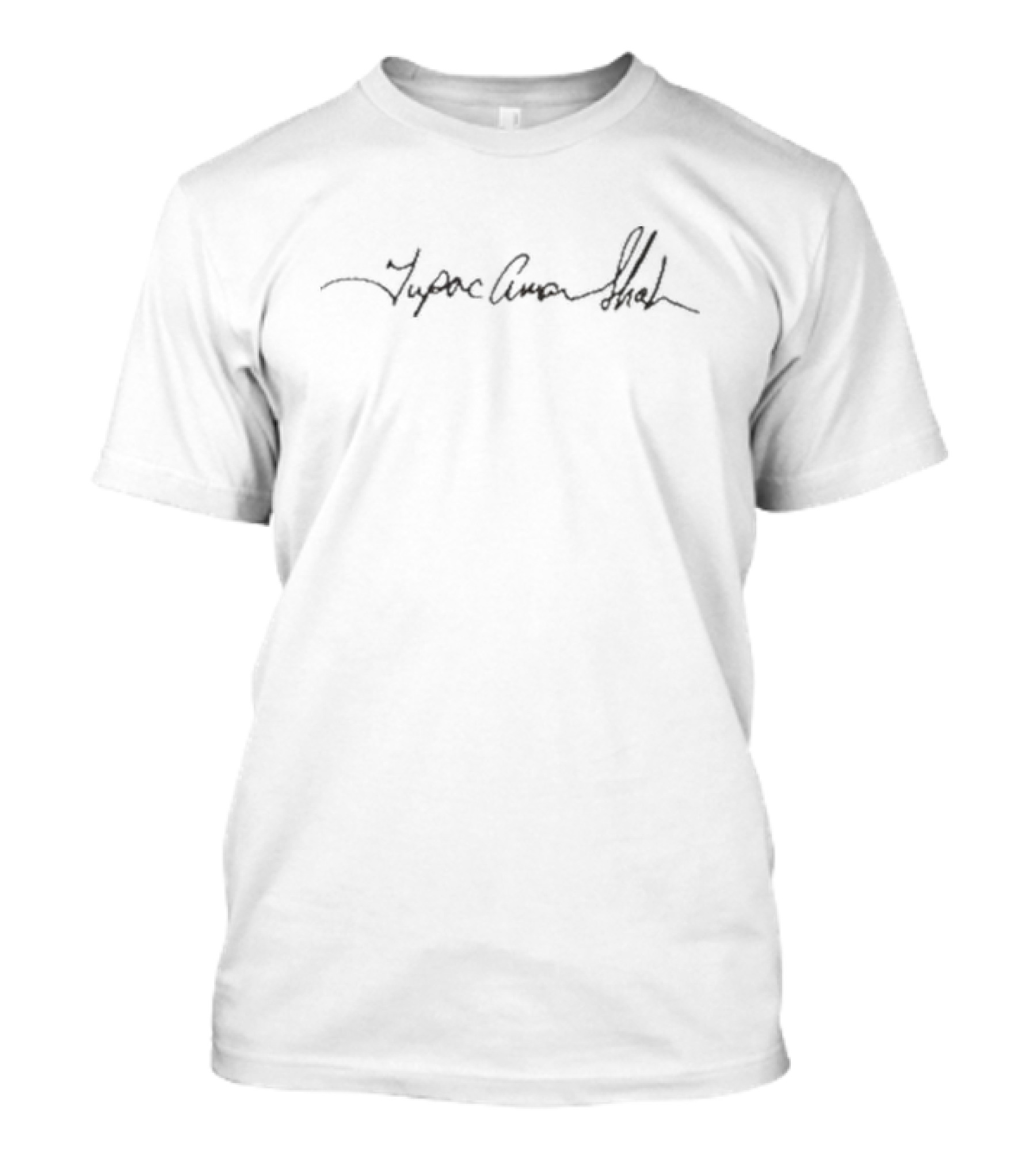 Tupac Amaru Shakur 2pac Signature Music T-Shirt