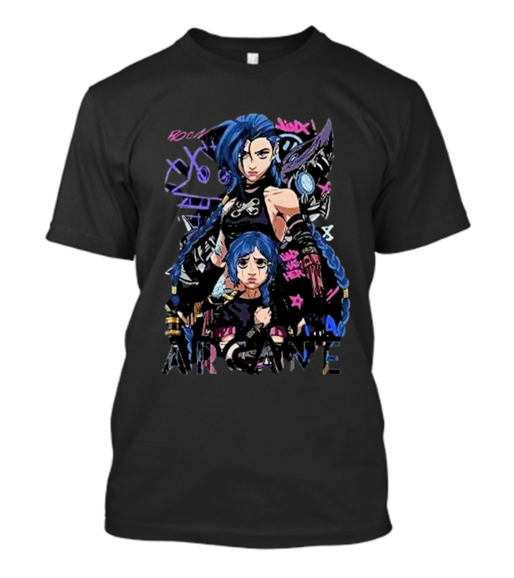 Jinx Arcane League Of Legends Roam Swagger T-Shirt