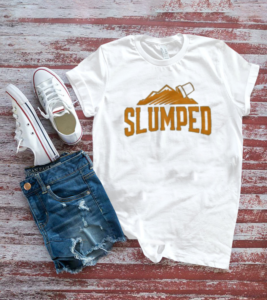 Slumped Gold Mountain Cup T-Shirt